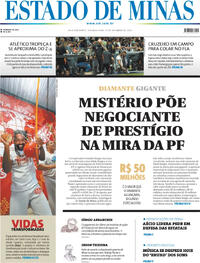 Capa do jornal Estado de Minas 15/09/2025