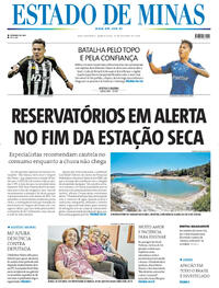 Capa do jornal Estado de Minas 15/10/2025