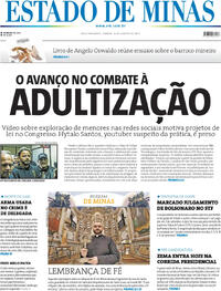 Capa do jornal Estado de Minas 16/08/2025