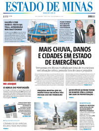 Capa do jornal Estado de Minas 16/12/2025