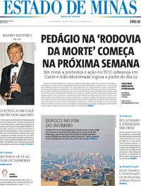 Capa do jornal Estado de Minas 17/09/2025