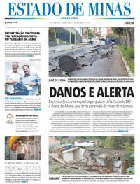 Capa do jornal Estado de Minas 17/12/2025