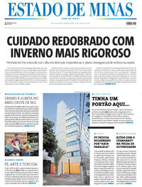 Capa do jornal Estado de Minas 18/06/2025