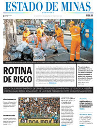 Capa do jornal Estado de Minas 18/08/2025