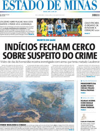 Capa do jornal Estado de Minas 19/08/2025