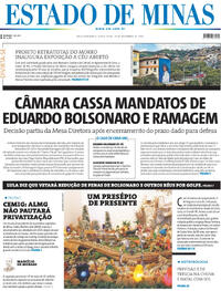 Capa do jornal Estado de Minas 19/12/2025