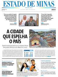 Capa do jornal Estado de Minas 20/07/2025