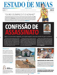 Capa do jornal Estado de Minas 20/08/2025