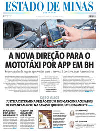 Capa do jornal Estado de Minas 20/12/2025
