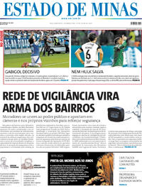 Capa do jornal Estado de Minas 21/07/2025