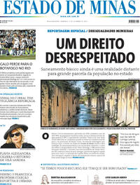 Capa do jornal Estado de Minas 21/09/2025