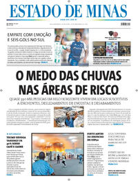 Capa do jornal Estado de Minas 21/11/2025