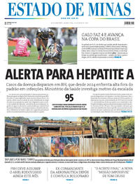 Capa do jornal Estado de Minas 22/05/2025