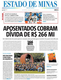Capa do jornal Estado de Minas 22/08/2025