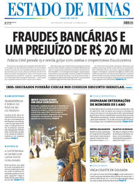 Capa do jornal Estado de Minas 23/05/2025