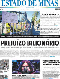Capa do jornal Estado de Minas 23/07/2025