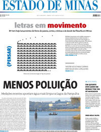 Capa do jornal Estado de Minas 23/08/2025