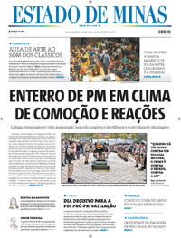 Capa do jornal Estado de Minas 23/10/2025