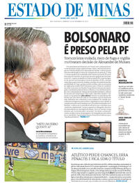 Capa do jornal Estado de Minas 23/11/2025