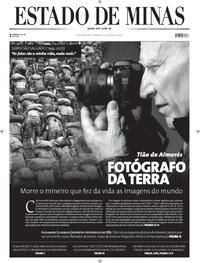 Capa do jornal Estado de Minas 24/05/2025