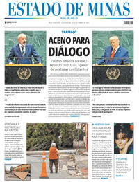 Capa do jornal Estado de Minas 24/09/2025