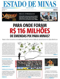 Capa do jornal Estado de Minas 25/05/2025
