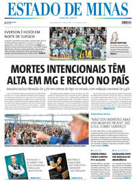 Capa do jornal Estado de Minas 25/07/2025