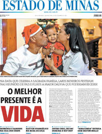 Capa do jornal Estado de Minas 25/12/2025
