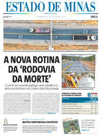 Capa do jornal Estado de Minas 26/09/2025