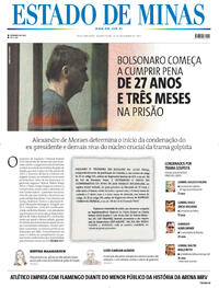 Capa do jornal Estado de Minas 26/11/2025