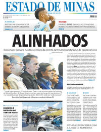 Capa do jornal Estado de Minas 27/06/2025