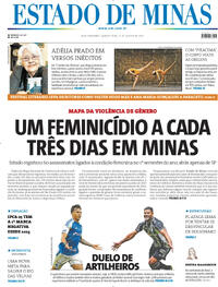 Capa do jornal Estado de Minas 27/08/2025