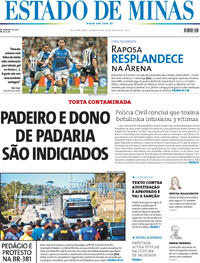 Capa do jornal Estado de Minas 28/08/2025
