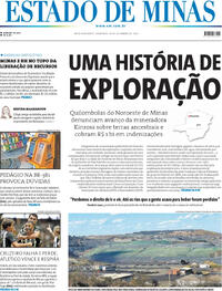 Capa do jornal Estado de Minas 28/09/2025