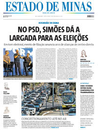 Capa do jornal Estado de Minas 28/10/2025