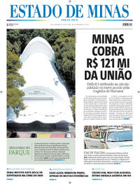 Capa do jornal Estado de Minas 28/11/2025