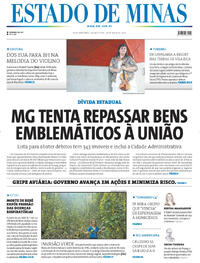 Capa do jornal Estado de Minas 29/05/2025