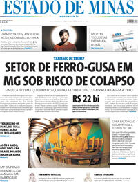 Capa do jornal Estado de Minas 29/07/2025