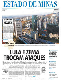 Capa do jornal Estado de Minas 29/08/2025