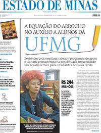 Capa do jornal Estado de Minas 29/09/2025