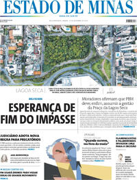 Capa do jornal Estado de Minas 29/11/2025