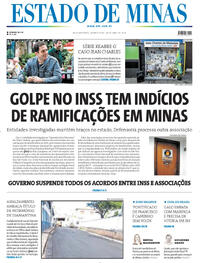 Capa do jornal Estado de Minas 30/04/2025