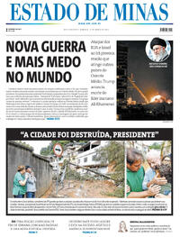 Capa do jornal Estado de Minas 01/03/2026