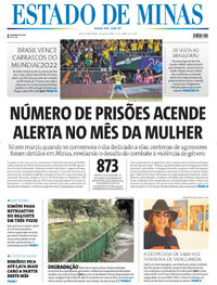 Capa do jornal Estado de Minas 01/04/2026