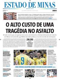 Capa Estado de Minas 01/06/2026