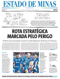 Capa do jornal Estado de Minas 02/02/2026