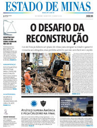 Capa do jornal Estado de Minas 02/03/2026