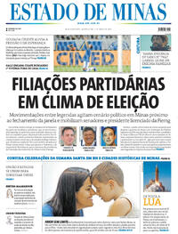 Capa do jornal Estado de Minas 02/04/2026