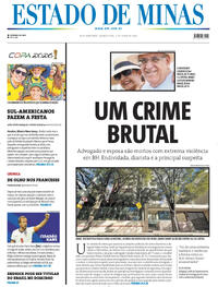Capa Estado de Minas 02/07/2026