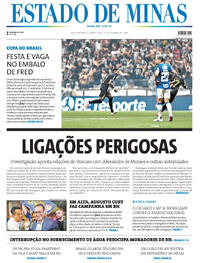 Capa Estado de Minas 02/09/2026